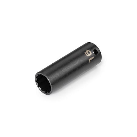 Tekton 3/8 Inch Drive x 16 mm Deep 12-Point Impact Socket SID13316